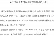 自購！廣發(fā)華商融通等多家基金公司出手