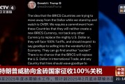特朗普威脅向金磚國(guó)家征收100%關(guān)稅！專家：加關(guān)稅會(huì)讓很多美國(guó)企業(yè)破產(chǎn)