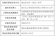 虛列費(fèi)用！國(guó)元農(nóng)險(xiǎn)貴州分公司及6家支公司被罰