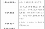遼寧華鼎保險銷售公司被罰2萬元：出租、出借保險代理業(yè)務(wù)許可證