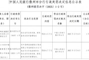 郵儲銀行被罰3.5萬元：違反信用信息采集、提供、查詢及相關(guān)管理規(guī)定