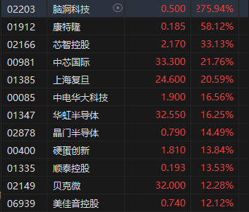 收評(píng)：港股三大指數(shù)集體收漲！恒生科指漲超3%半導(dǎo)體、券商股大爆發(fā)