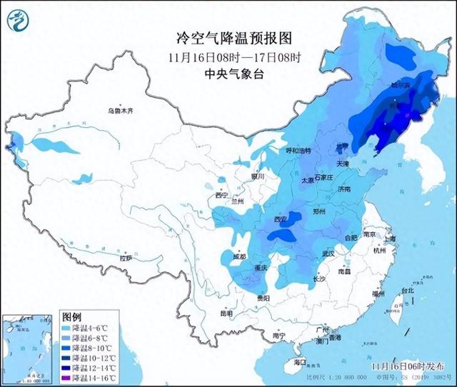 冷冷冷！大風(fēng)＋降溫都來了！全國冰凍線進(jìn)程圖出爐，這些地方雨雪天氣持續(xù)在線