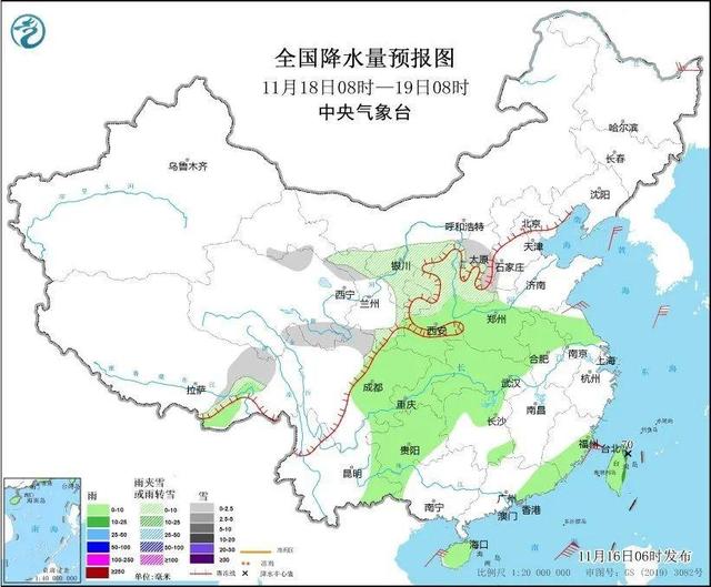 冷冷冷！大風(fēng)＋降溫都來了！全國冰凍線進(jìn)程圖出爐，這些地方雨雪天氣持續(xù)在線