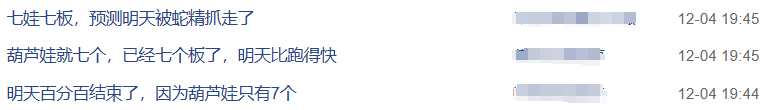沾上“蛇字輩”，葫蘆娃7連板！股民熱評：七個(gè)娃，七個(gè)板（附概念股名單）