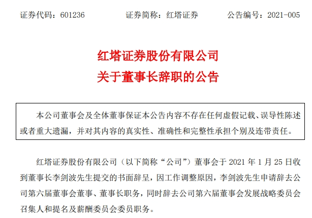 紅塔證券原董事長(zhǎng)受賄267萬(wàn)，多次為他人安排工作打招呼