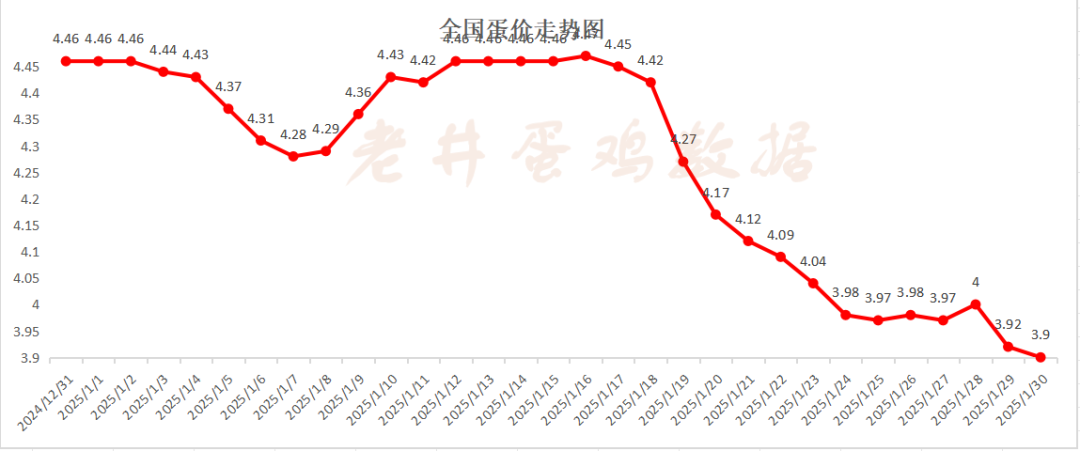 老井扯雞蛋：昨日全國雞蛋均價、淘汰雞均價均偏弱！
