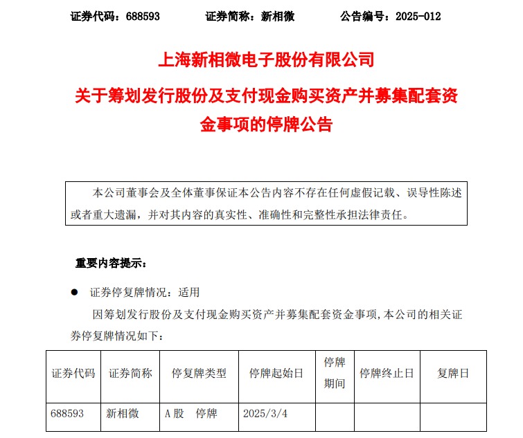 這家A股公司宣布，重大資產(chǎn)重組，今起繼續(xù)停牌！
