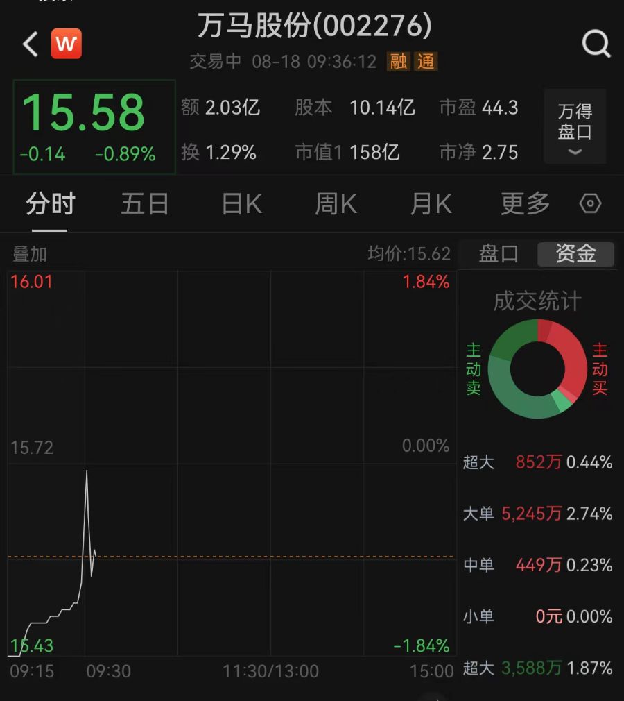 10億投資晚披露兩個(gè)月！萬馬股份收警示函，時(shí)任董事長已辭職